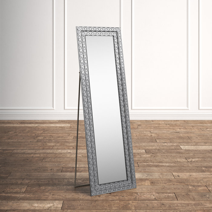 Kelly Clarkson Home Cardy Rectangle Metal Floor Mirror & Reviews Wayfair